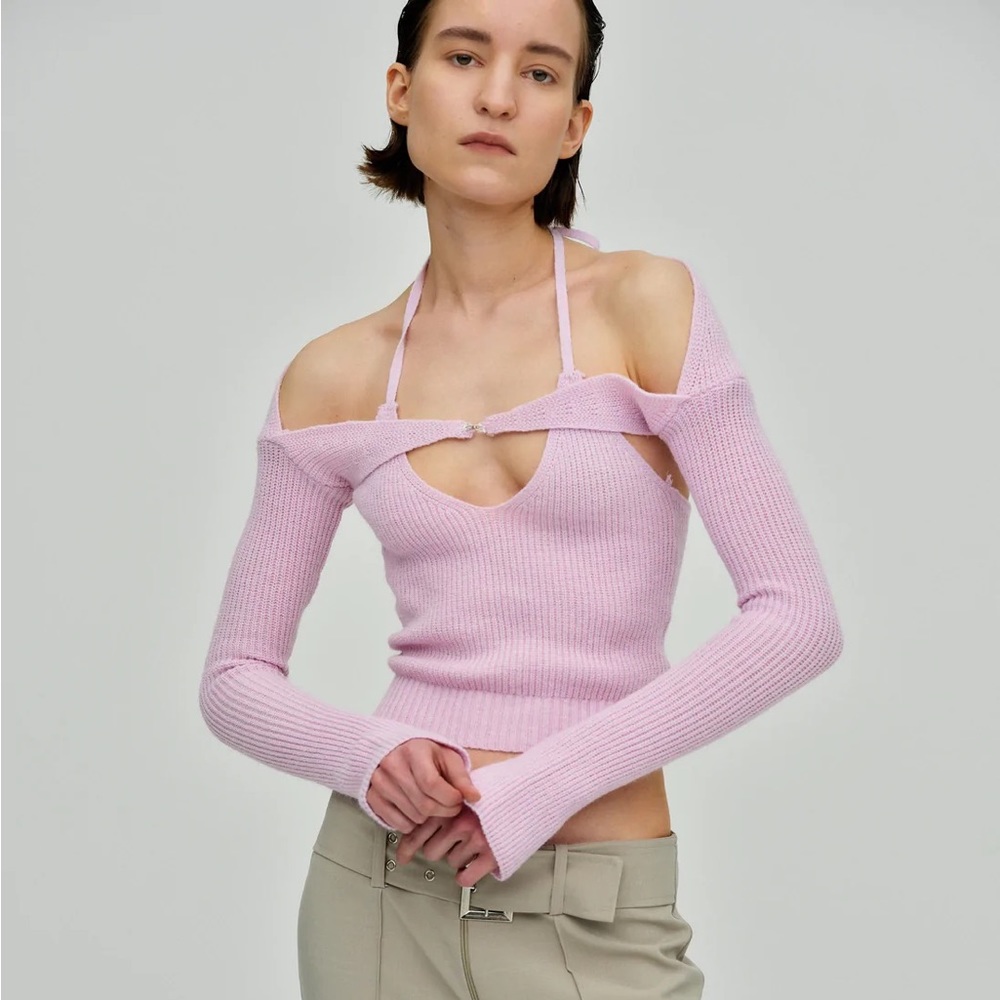Overlay Knit Shrug Set, Lotus by SourceUnknown (NEW W/O TAGS)